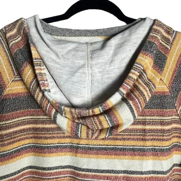 Vissla Mens Hoodie Poncho Style Sweater Pullover Long Sleeve Pockets Size Large - Picture 5 of 11